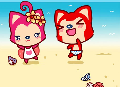  L 和 T 一起去了好多地方玩