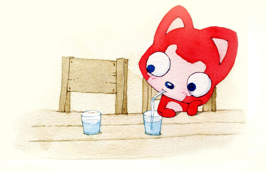 过去的 L 一直是一个人生活，享受着孤独，也憧憬着爱情。